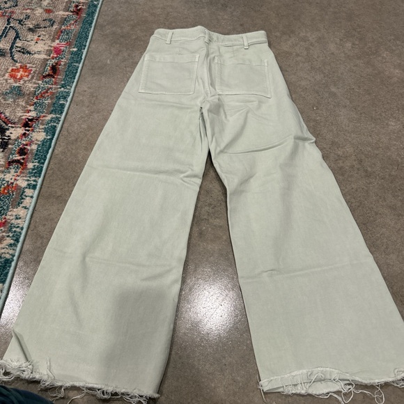 super cute green zara high rise jeans - Picture 3 of 5